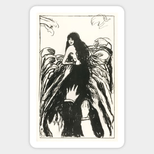 The Hands (1895) Sticker